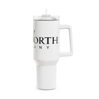 40oz Insulated Tumbler with Handle - Stylish Travel Mug for Hot & Cold Beverages